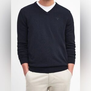 Barbour Men's Essential Lambswool V-Neck Sweater - NWT - Size L
